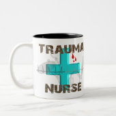 Unieke trauma's, T-shirts en cadeautjes Tweekleurige Koffiemok (Links)