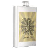 Unieke Treble Clef Music Art Flacon (Rechts)