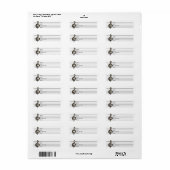 Unieke Treble Clef Music-Personaliseerbare Etiket (Full Sheet)