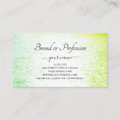 Unieke Trend Design Pastel Ocean Sunset Mirroring Visitekaartje (Achterkant)