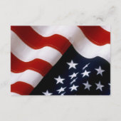 Unieke, trendy Amerikaanse vlag Weddenschap RSVP-K RSVP Kaartje (Achterkant)