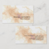 Unieke trendy personal professional visitekaartje (Voorkant / Achterkant)