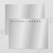 Unieke Trendy Professional Modern Gray Notitiekaartje (Voorkant / Achterkant)