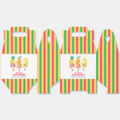 Unieke Tropical Fruit Ice Cream Pop Baby shower Bedankdoosjes (Ongevouwen)