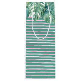 Unieke tropische geschenken wijn cadeautas