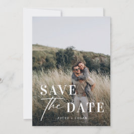 Unieke Trouw Save The Date Foto Kaart