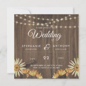 Unieke Trouw Uitnodiging Save The Date (Voorkant)