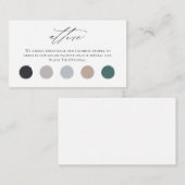 Unieke trouwgast jurk code informatiekaartje (Voorkant / Achterkant)