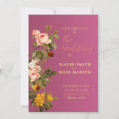 Unieke trouwkaartkaarten om het toneel te zetten kaart (Voorkant)