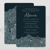 Unieke Tuin Scene Artiest Verjaardag Sky Blue Kaart (Voorkant / Achterkant)