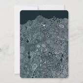 Unieke Tuin Scene Artiest Verjaardag Sky Blue Kaart (Achterkant)