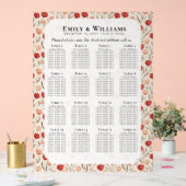 Unieke Tulp Boho Trouwstoelindeling Acryl Bord (Huwelijk)