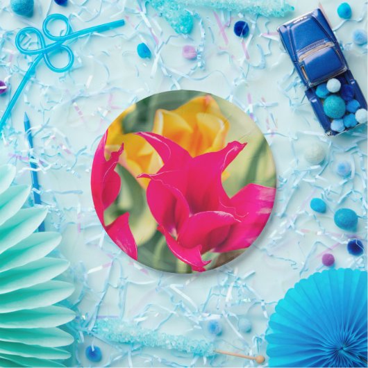 Unieke tulp borden papieren bordje (Feest)