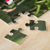 Unieke Tulp met rood en wit Legpuzzel (Zijkant)