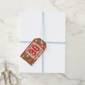 Unieke Tulp Thema Strandfeest Cadeaulabel (Met Touw)