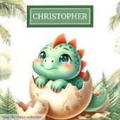 Unieke Uitkomen Binnenkort Baby Dinosaurus Geperso Kussen