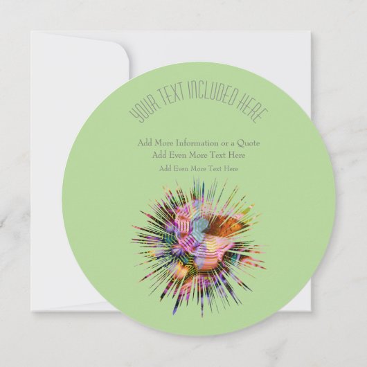 Unieke uitnodiging tot burst van LH (Achterkant)