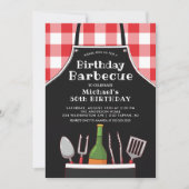 Unieke uitnodiging tot het barbecuen van de Birthd (Voorkant)