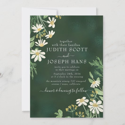 Unieke uitnodiging tot het indienen van een botani (Voorkant)