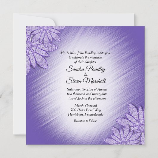 Unieke uitnodiging tot het indienen van een huweli (Voorkant)