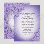 Unieke uitnodiging tot het indienen van een huweli (Voorkant / Achterkant)