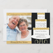 Unieke uitnodiging voor 50-jarig jubileumfeest met (Voorkant)