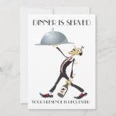 Unieke uitnodiging voor diner / bijeenkomst (Voorkant)