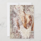 Unieke uitnodiging voor een graadkreet (Achterkant)