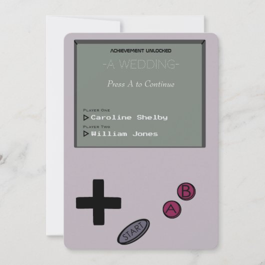 Unieke uitnodiging voor het uitzenden van een  Ret (Voorkant)