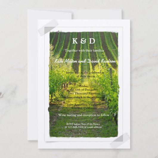 Unieke uitnodiging voor het uitzenden van een Suns (Voorkant)