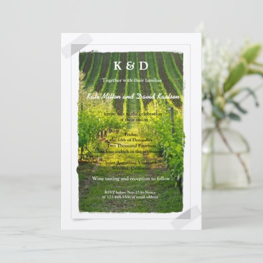 Unieke uitnodiging voor het uitzenden van een Suns (Staand voorkant)