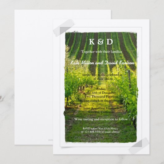 Unieke uitnodiging voor het uitzenden van een Suns (Voorkant / Achterkant)