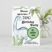 Unieke uitnodiging voor verjaardagsfeestje (Staand voorkant)