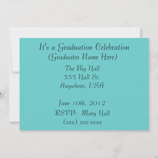 Unieke uitnodigingen tot het volgen van de studie  (Achterkant)