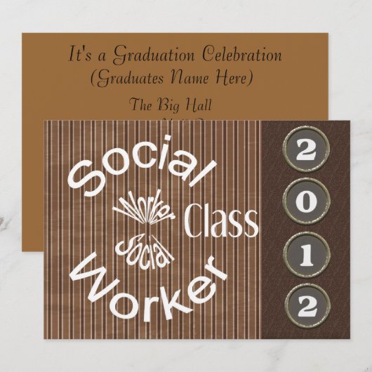 Unieke uitnodigingen tot het volgen van de studie (Voorkant / Achterkant)