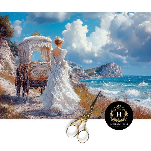 Unieke uitvaartwagen decoupage tissuepapier