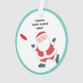 Unieke Ultimate Frisbee Ornament (voorkant)