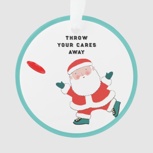 Unieke Ultimate Frisbee Ornament (voorkant)