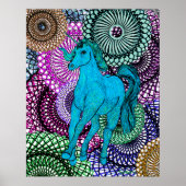 Unieke Unicorn Poster (Voorkant)