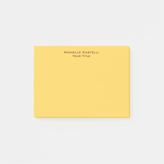 Unieke, unieke klassieke, eenvoudige plaat post-it® notes (Voorkant)