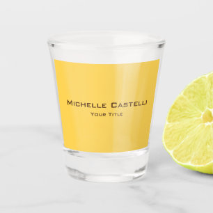 Unieke, unieke klassieke, eenvoudige plaat shot glas