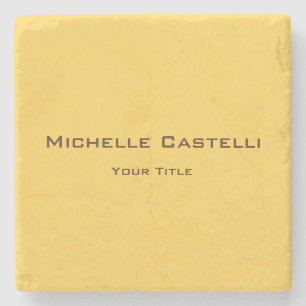 Unieke, unieke klassieke, eenvoudige plaat stenen onderzetter