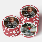 Unieke Vaderdag Cadeaus Aangepaste Foto Poker Chips (Opstapeling)