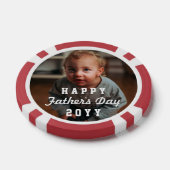 Unieke Vaderdag Cadeaus Aangepaste Foto Poker Chips (Enkel)