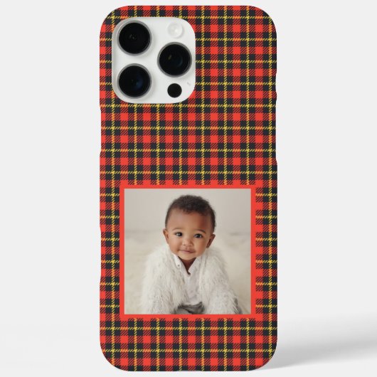 Unieke Vaderdag Ideeën Plaid Gingham Case-Mate iPhone Case (Achterkant)