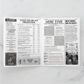 Unieke Vaderdag Kaart Krant Wenskaart (Binnen)