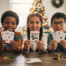 Unieke vakantie speelkaarten-6•7 trend pokerkaarten