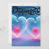 Unieke Valentijnsdag Abstract Kleurrijke En Levend Feestdagenkaart (Voorkant)