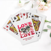 Unieke Valentijnsdag cadeau aangepaste foto Pokerkaarten