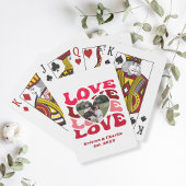 Unieke Valentijnsdag cadeau aangepaste foto Pokerkaarten